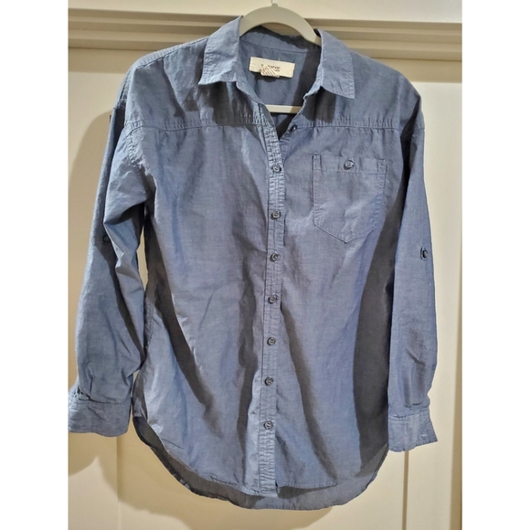 Andrea Jovine Tops - Andrea Jovine Workshop Women's denim button up top size XS